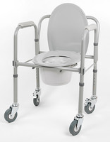 Кресло-стул с санитарным оснащением активного типа (с колесами) 10581Ca