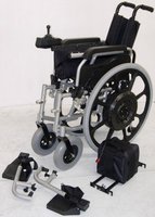 Кресло-коляска с электроприводом и ручным управлением для инвалидов Инкар-М КАР-4.1.